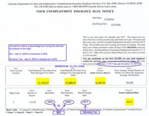 Tips on Reading Your Latest Colorado Unemployment Insurance Tax Rate