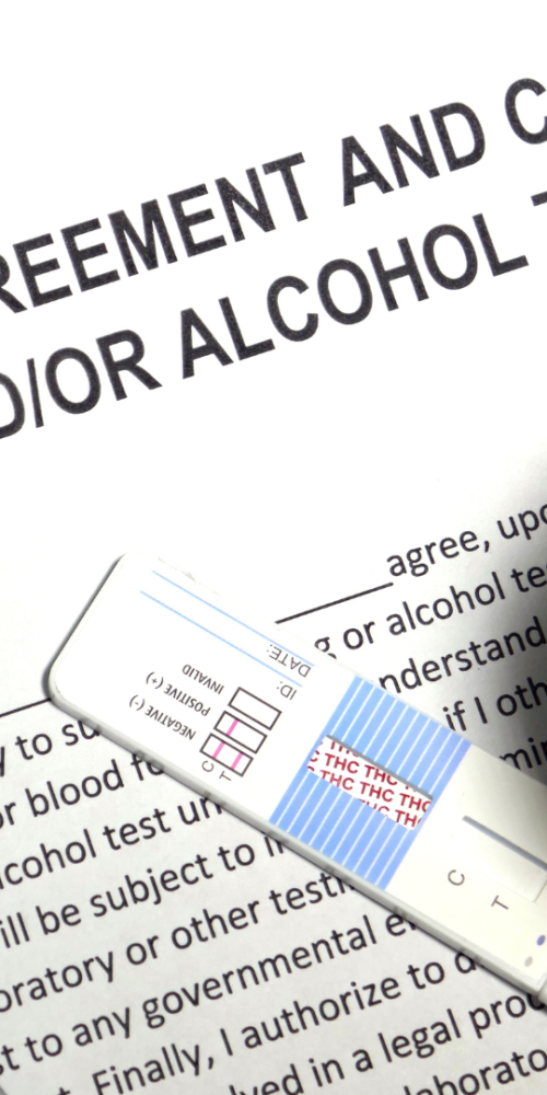 Drug testing in an article about non profit employee drug testing best practices