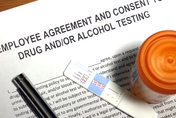 Drug testing in an article about non profit employee drug testing best practices