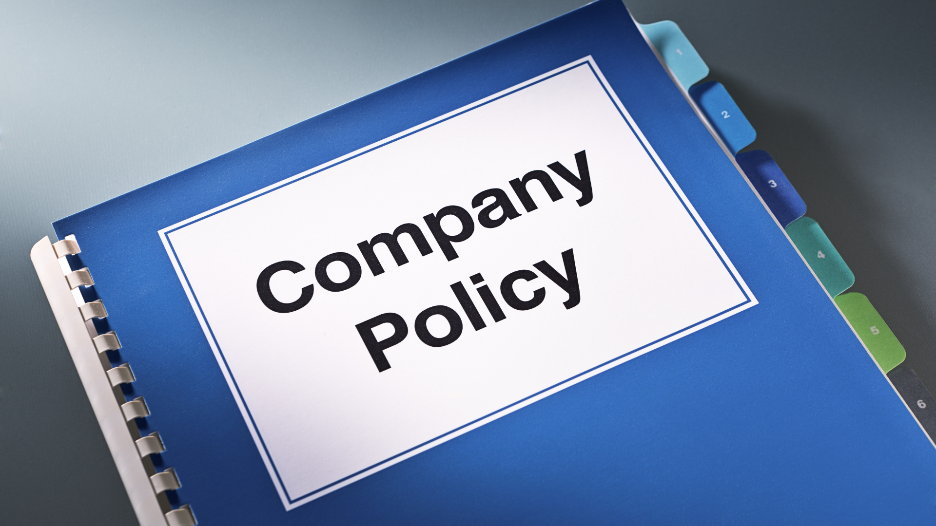 Company policy in an article about nonprofit employer volunteer handbooks